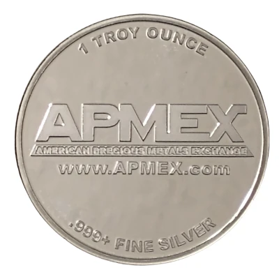 1 Ounce - APMEX (Soccer, Silhouette) ND back