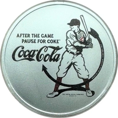 1 Ounce - Coca-Cola (Vintage Batter Up) ND front
