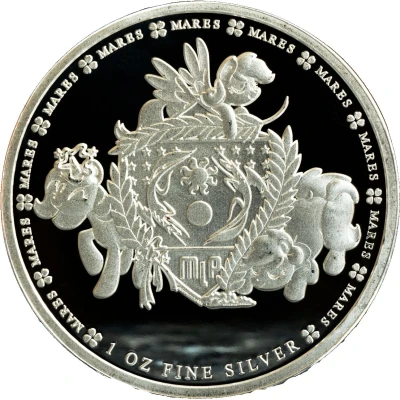 1 Ounce Silver - /mlp/ Anniversary Coin 4chan back