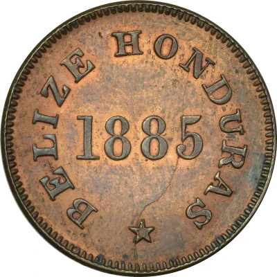 1½ Pence Belize Honduras, Henry Gansz front