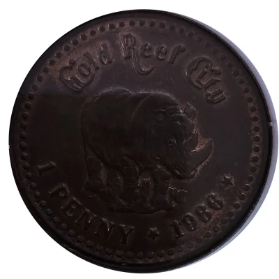 1 Penny - Gold Reef City front