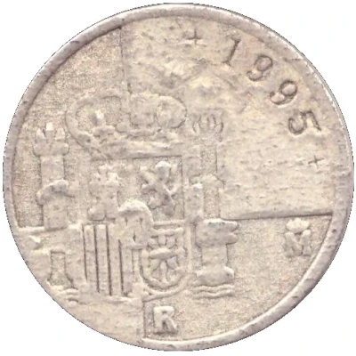 1 Peseta - Juan Carlos I (replica) ND front