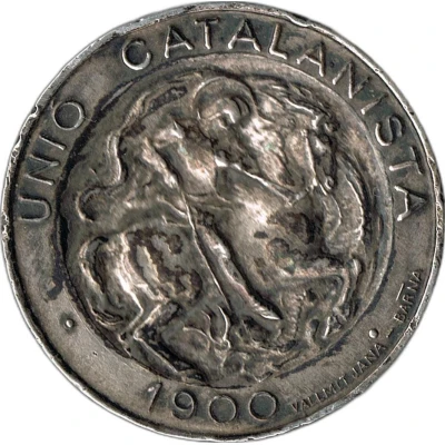 1 Peseta - Unio Catalanista front