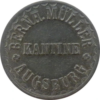 1 Pfennig - Augsburg (Bernh. Müller Kantine) ND front