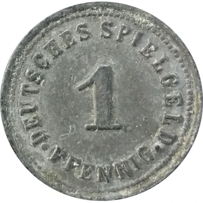 1 Pfennig (Deutsches Spielgeld) ND back