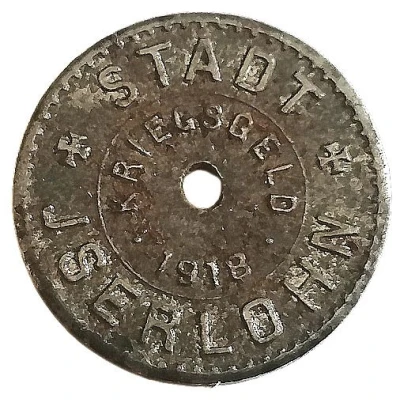 1 Pfennig - Kriegsgeld Iserlohn front