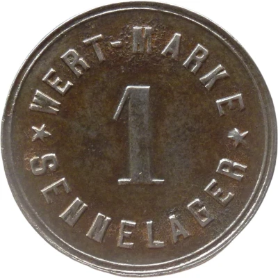 1 Pfennig (Wert-Marke; Sennelager) ND front