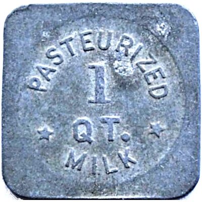 1 Quart Milk - Dinsmore Producers Distributors (Dinsmore, Florida) ND back