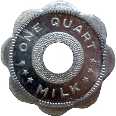 1 Quart Milk - Fruitvale Dairy (Bakersfield, California) ND back