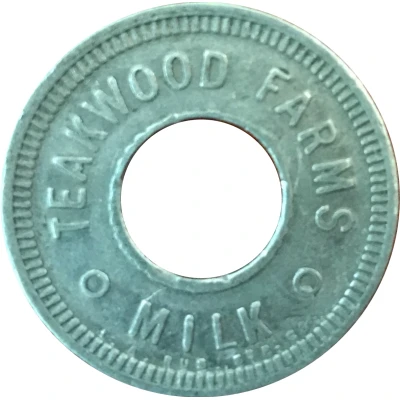 1 Quart Milk - Teakwood Farms (Bakersfield, California) ND front