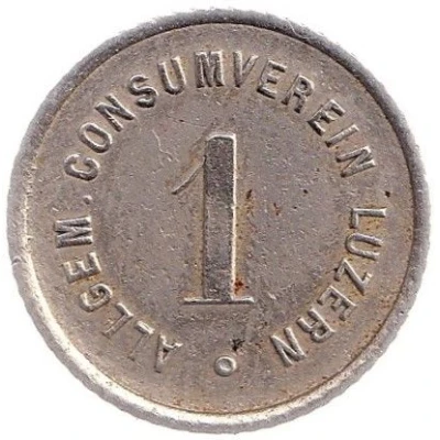 1 Rappen - Allgemeiner Consumverein (Luzern) ND front