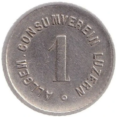 1 Rappen - Allgemeiner Consumverein (Luzern) ND front