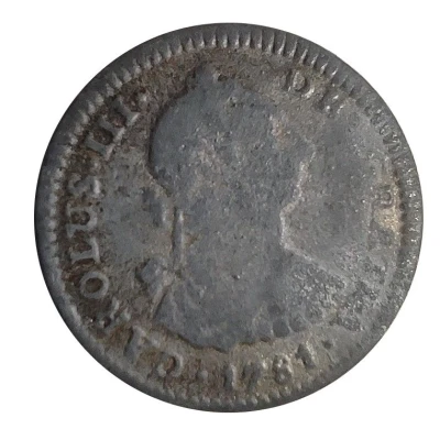 1 Real Charles III 1781 ND front