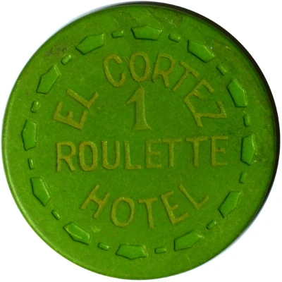 1 Roulette - El Cortez Hotel ND back