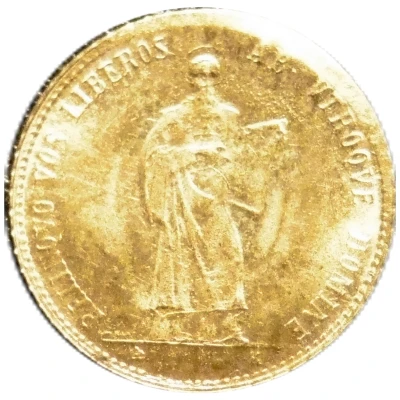 1 Scudi - Resumption of Coinage (Mini Replica) ND back