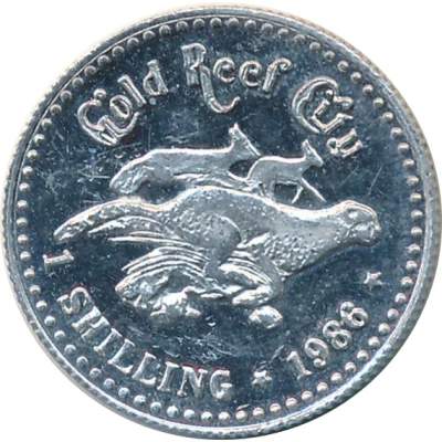 1 Shilling - Gold Reef City back