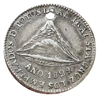 1 Sol - Andrés de Santa Cruz Commemoration of the possession of the new ruler - Monetary Medal front