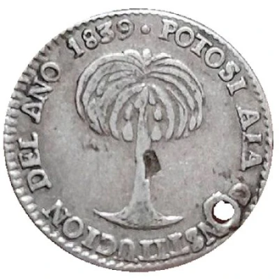 1 Sol - José Miguel de Velasco Constitutional President - Monetary Medal front