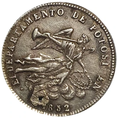 1 Sol - Manuel Isidoro Belzú Rotonda de Sucre - Monetary Medal front