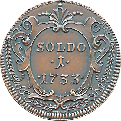 1 Soldo - Gorizia 1733 Restrike front