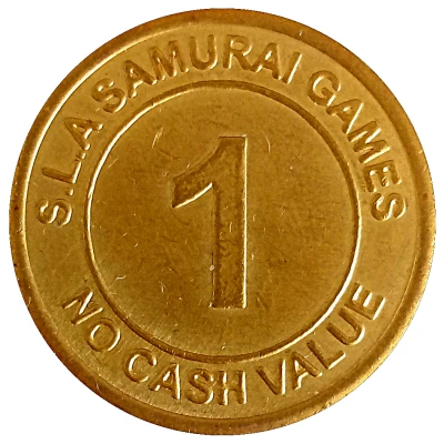 1 Token - S.L.A Samurai Games ND back