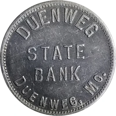 1 Tray - Duenweg State Bank (Duenweg, Missouri) ND front
