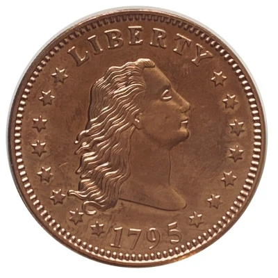 1 oz Copper (Flowing Hair Dollar 1795) ND front