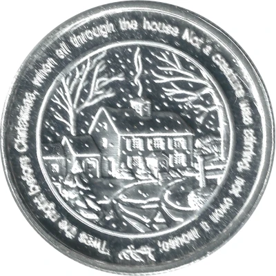 1 oz Silver (Christmas - 'Twas the Night Before Christmas) ND front