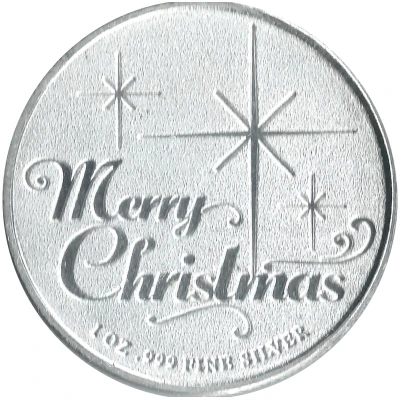 1 oz Silver (Christmas - 'Twas the Night Before Christmas) ND back