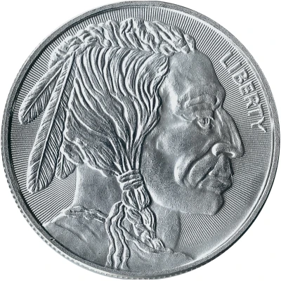 1 oz Silver (Cut Saw Mint - Buffalo Nickel) ND front