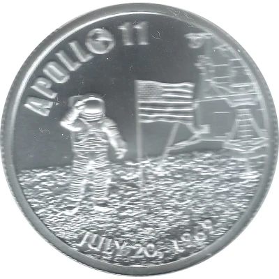 1 oz Silver GSM - Apollo 11 50th Anniversary front