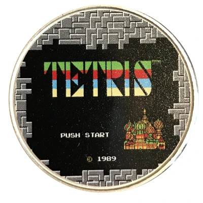 1 oz Silver - Tetris™ Rocket Launch ND back