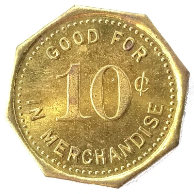 10 Cent - Bloom and Greenman (Turon, Kansas) ND back