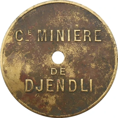 10 Centimes - Cie Minière de Djendli (Constantine) ND front