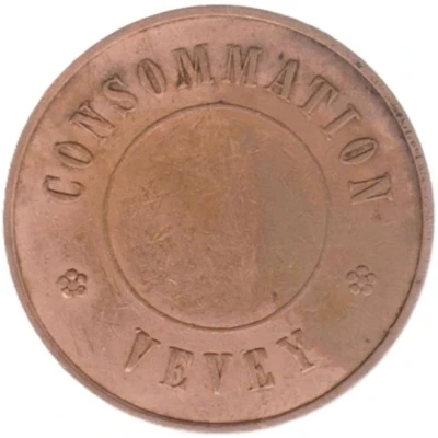 10 Centimes - Consommation (Vevey) ND front