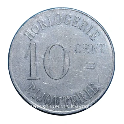 10 Centimes Horlogerie Plantier-Boissonet ND back