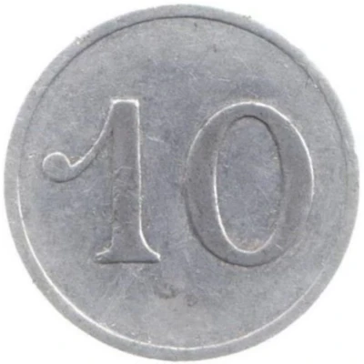 10 Centimes - Hotellerie populaire Armée du Salut (Vevey) ND back