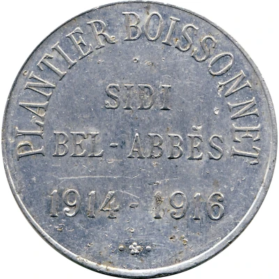 10 Centimes - Plantier-Boisonnet Sidi Bel-Abbés front