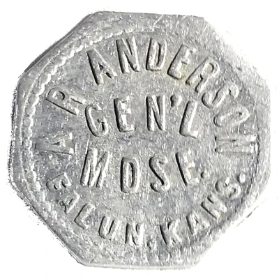 10 Cents - A R Anderson (Falun, Kansas) ND front