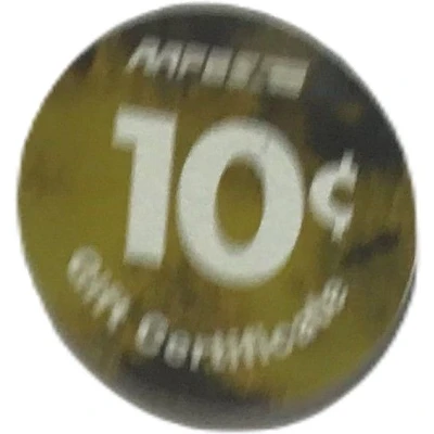 10 Cents - AAFES Gift Certificate 10J back