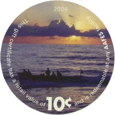 10 Cents - AAFES Gift Certificate 12M front