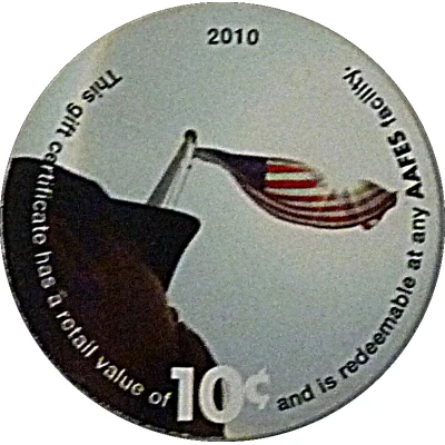10 Cents - AAFES Gift Certificate 14E front