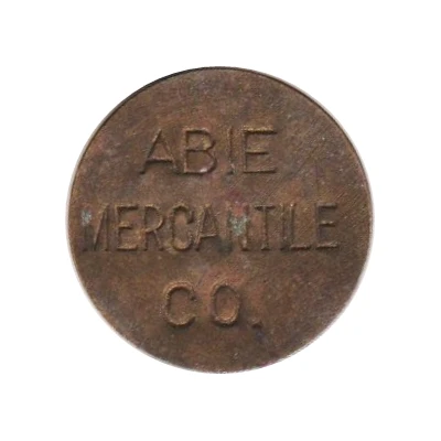 10 Cents - Abie Mercantile Company Abie, Nebraska ND front
