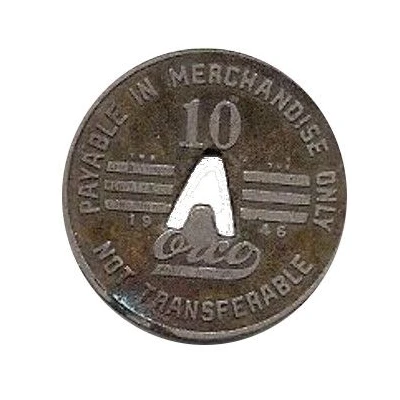 10 Cents - Amherst Coal Company Amherstdale, West Virginia front