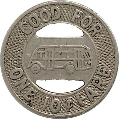 10 Cents - Anchorage City Transit System Anchorage, Alaska ND back