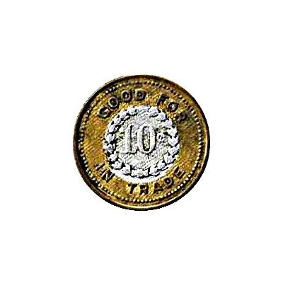 10 Cents - Barnett - Rumble Co. ND back