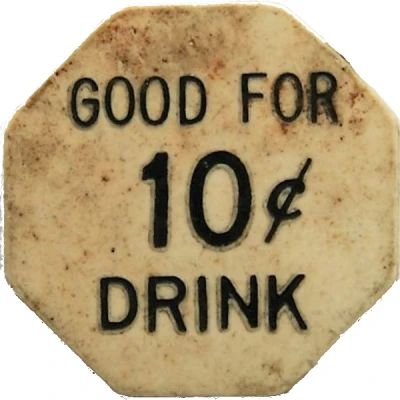 10 Cents - Brown's Inn Alps, New York ND back