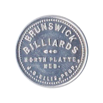 10 Cents - Brunswick Billiards North Platte, Nebraska ND front