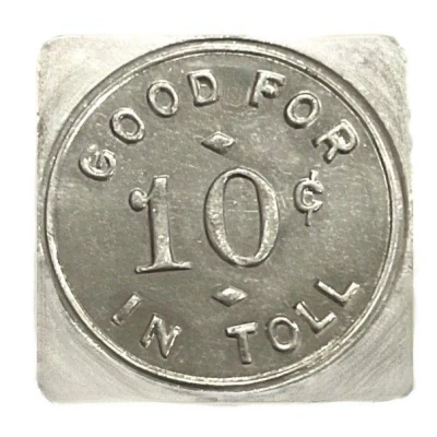 10 Cents - Burt County Bridge Comm. (Decatur, Nebraska) ND back