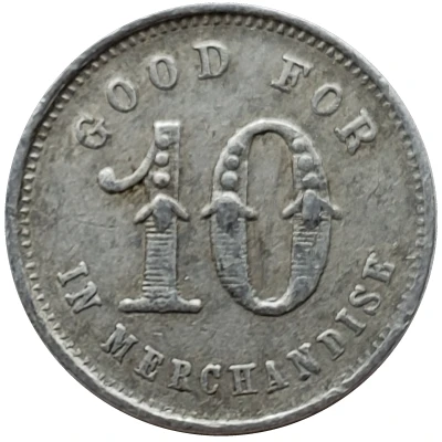 10 Cents - C. A. Nelson (Assaria, Kansas) ND back